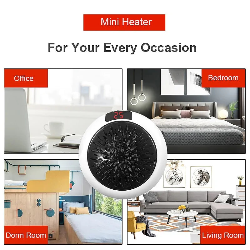 900w Mini Electric Heater